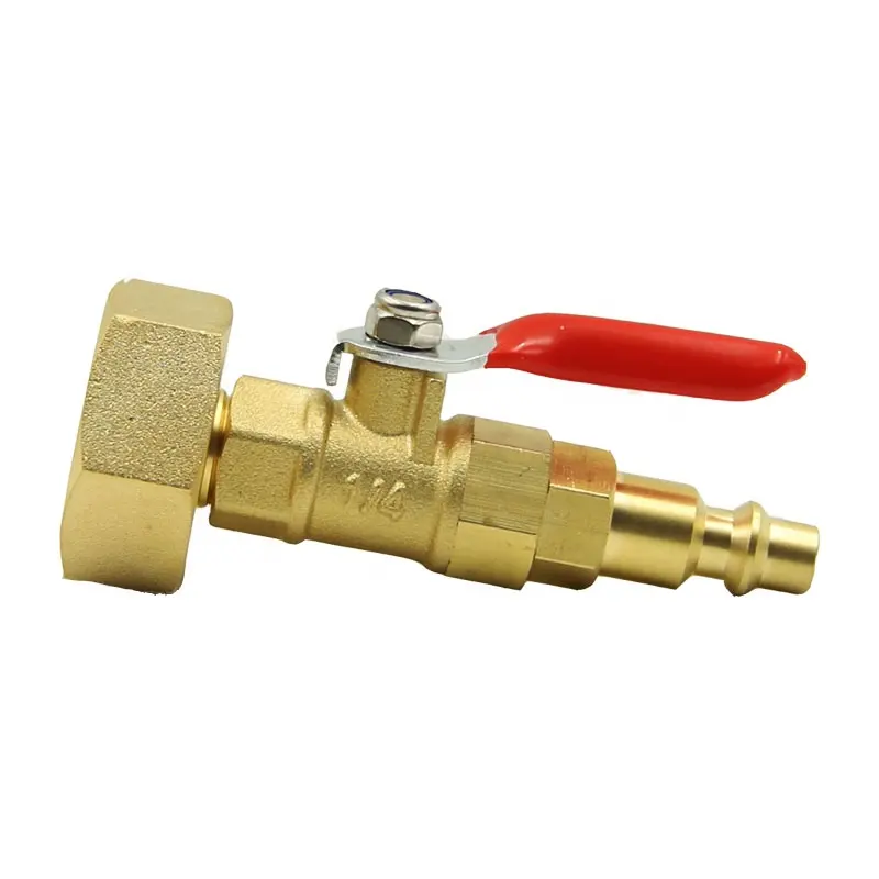 ZS800-1014: Brass Female Hose Barb Ball Valve 