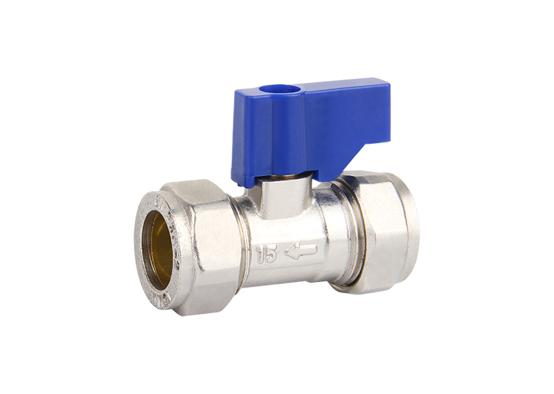 ZS700-1020: Brass Mini Ball Valve 