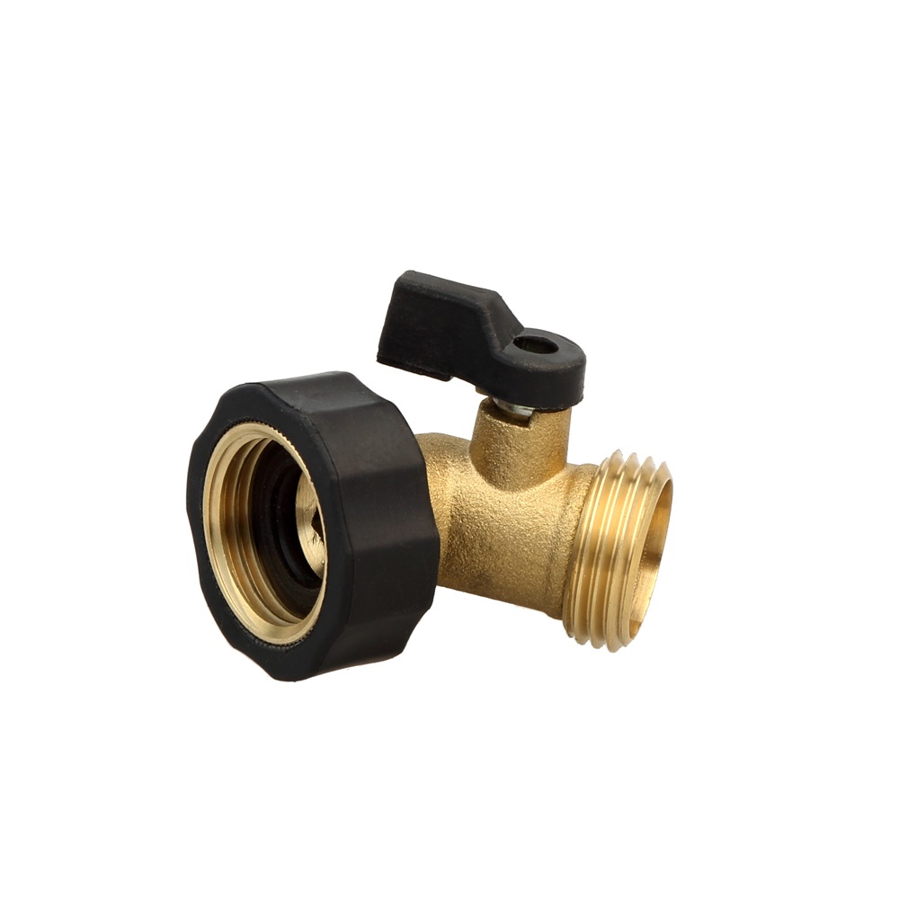 ZS800-1003: Brass 45 Degree Elbow Shut Off Valve 