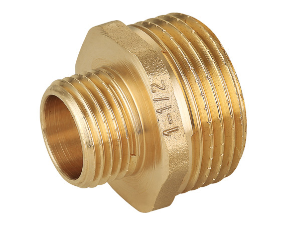 ZS500-1002 Brass Hexagonal Reduce Nipple M x M 
