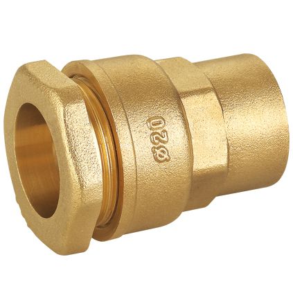 ZS700-4002: Brass Female Straight Coupler C x FI 