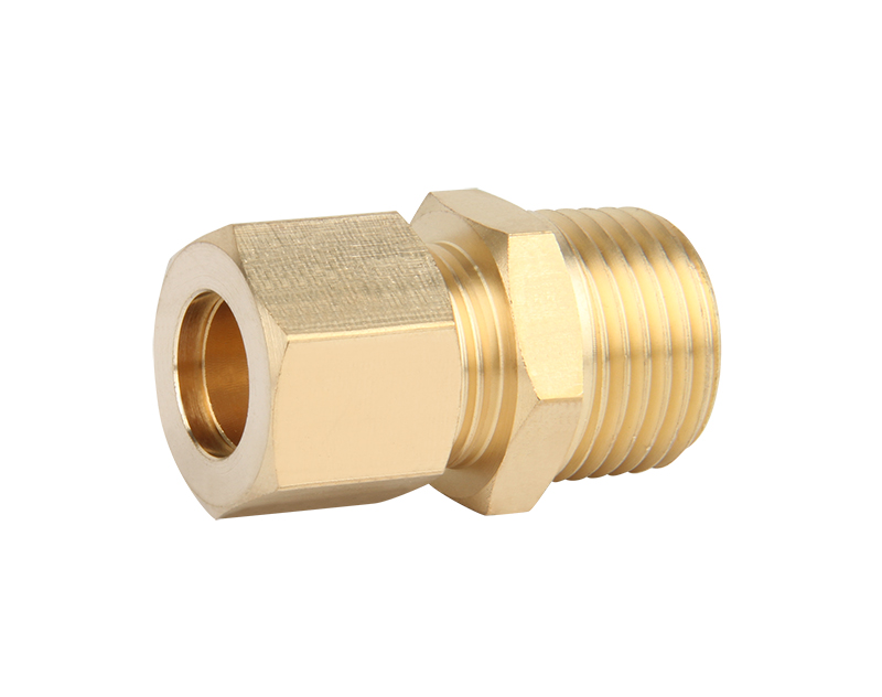 ZS100-3002: Compression Male Straight Coupler C x M 