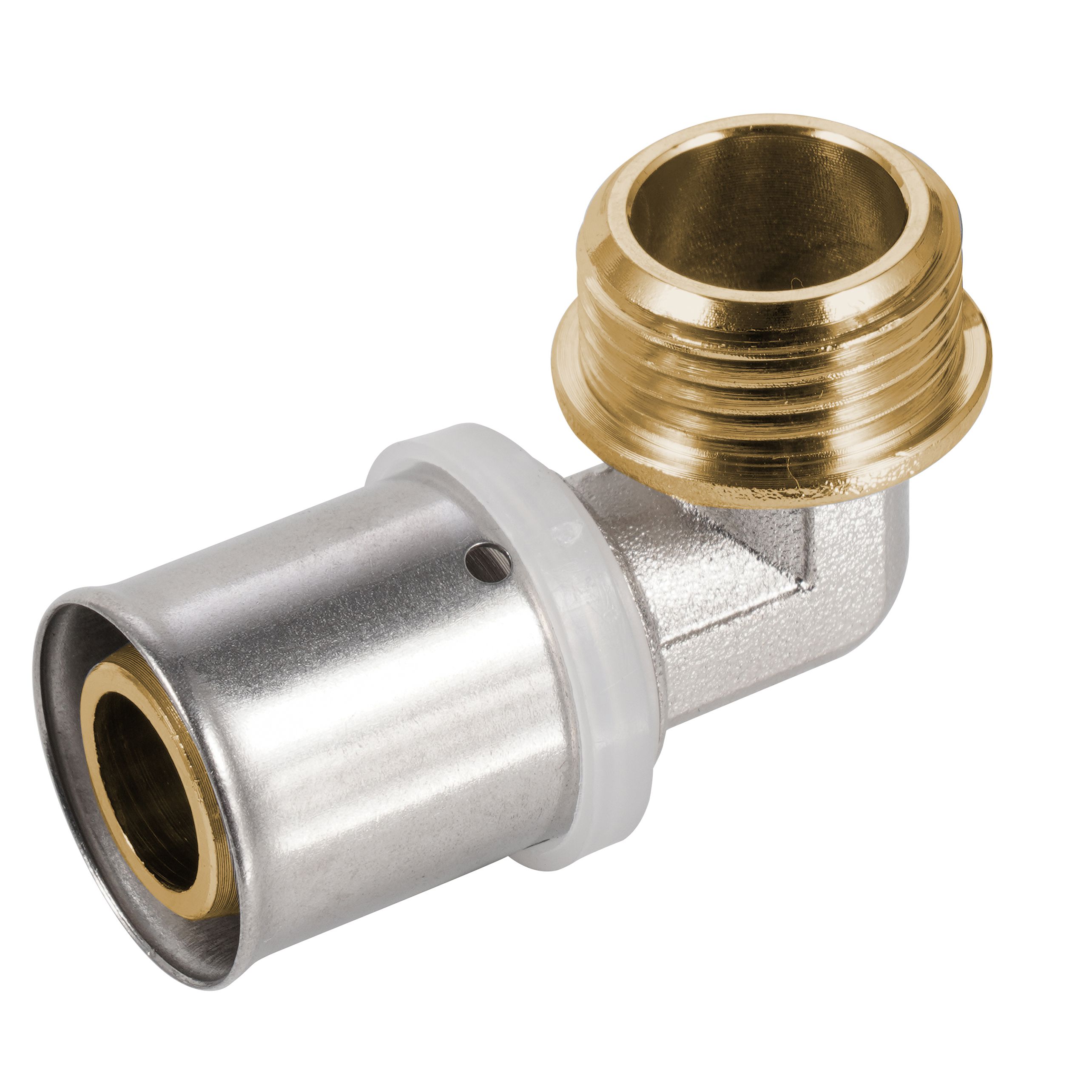 ZS600-7007: Brass Press Male Elbow 