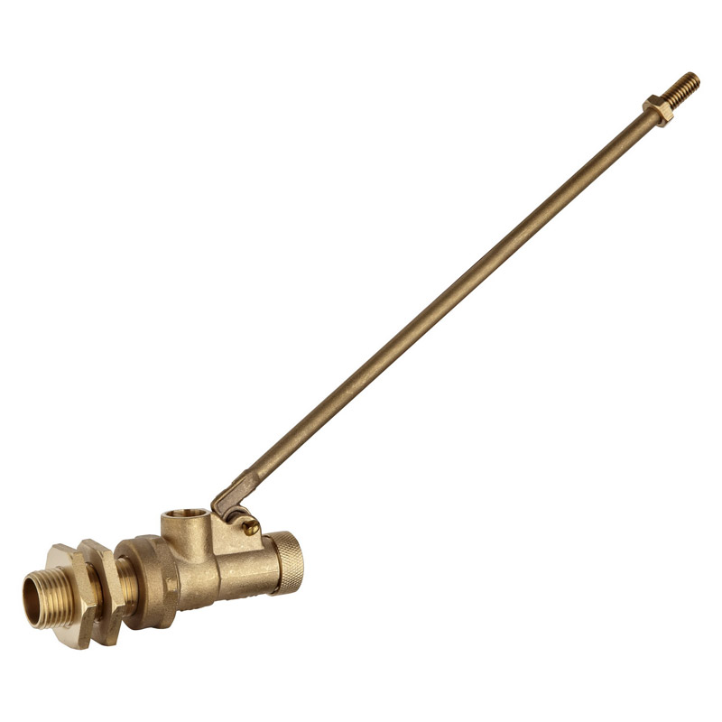 ZS400-5008: Brass Float Valve with 2 Check Nut 