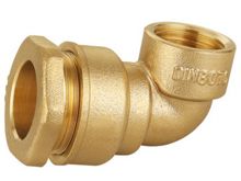 ZS700-4009: Brass Female Elbow 