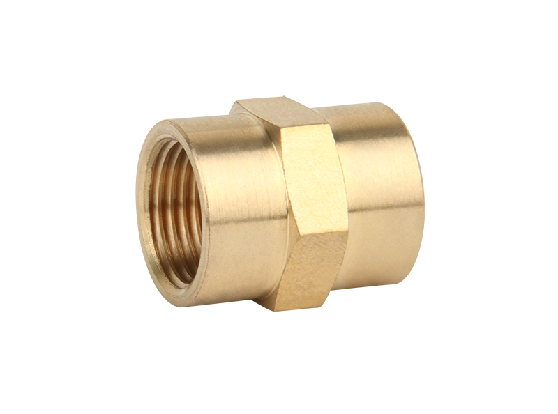 ZS100-1003: Brass  Equal Female Couplings 
