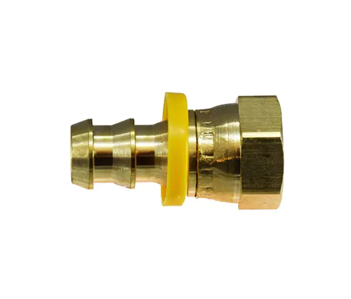 ZS900-3004:Push On Hose Barb To Female SAE JIC 37° Swivel 