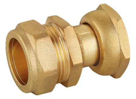 ZS700-1014:  Compression Tap Connector With Swivel Nut 