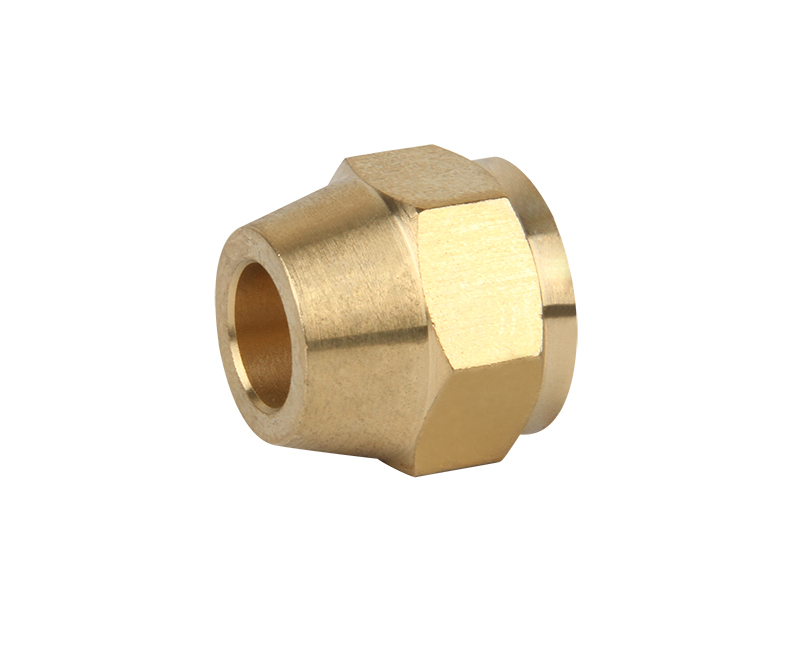 ZS100-2014: Brass Flare Nut (Short)