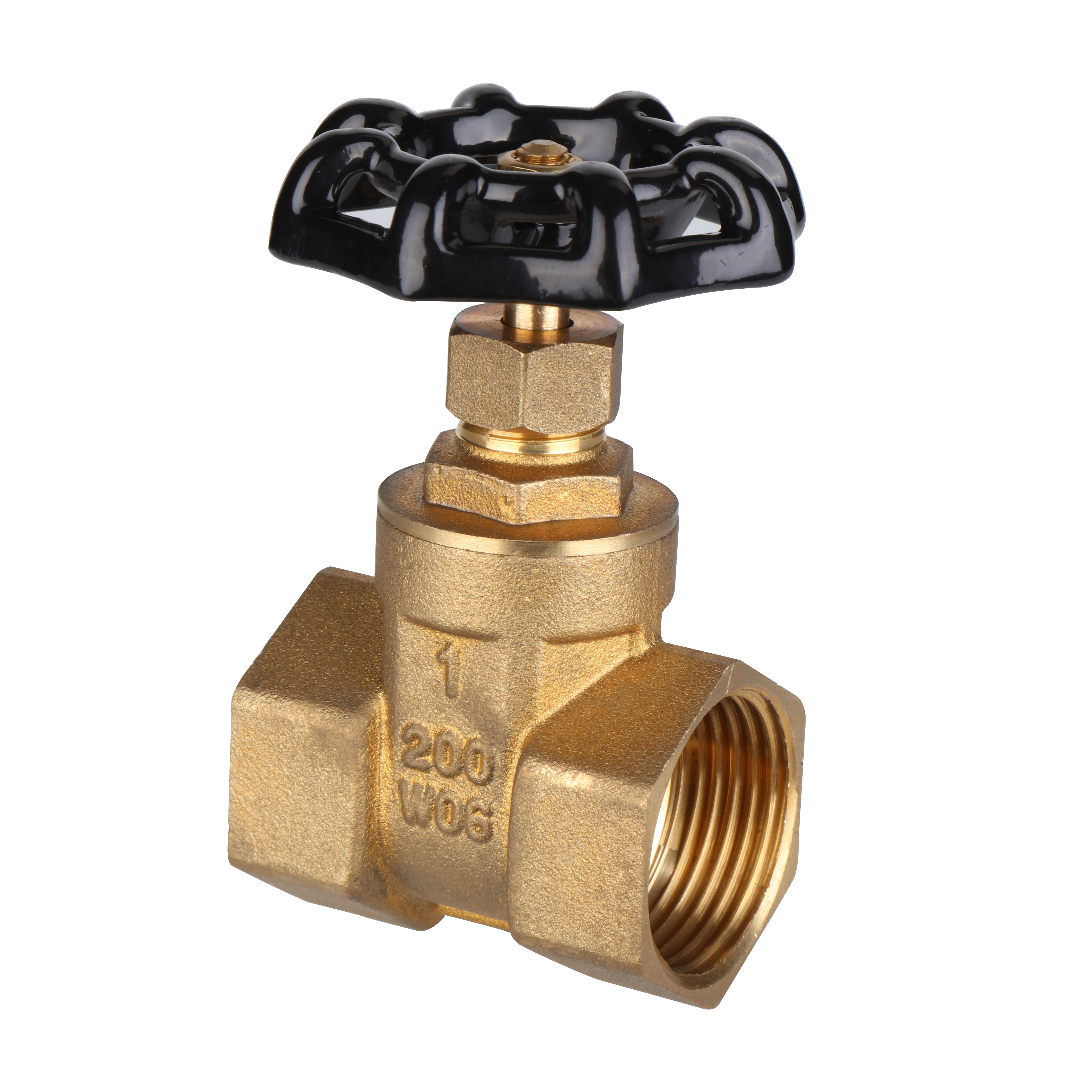 ZS400-1002: Brass Gate Valve 