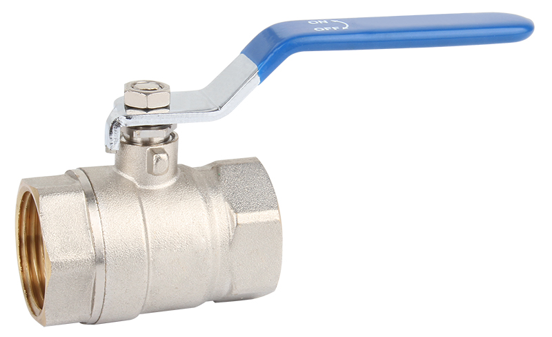 ZS200-1003: Brass Standard Bore Ball Valve Lever Handle 