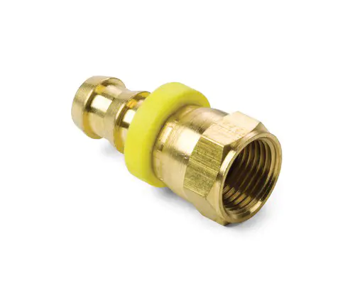 ZS900-3003:  Push On Hose Barb To Female  SAE 45° Swivel 