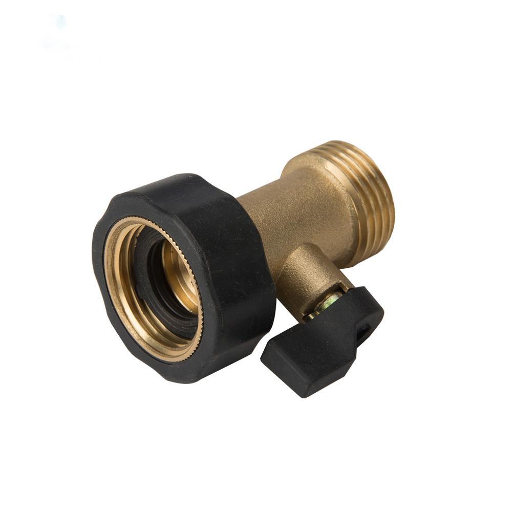 ZS800-1002: Brass Straight Shut Off Valve 