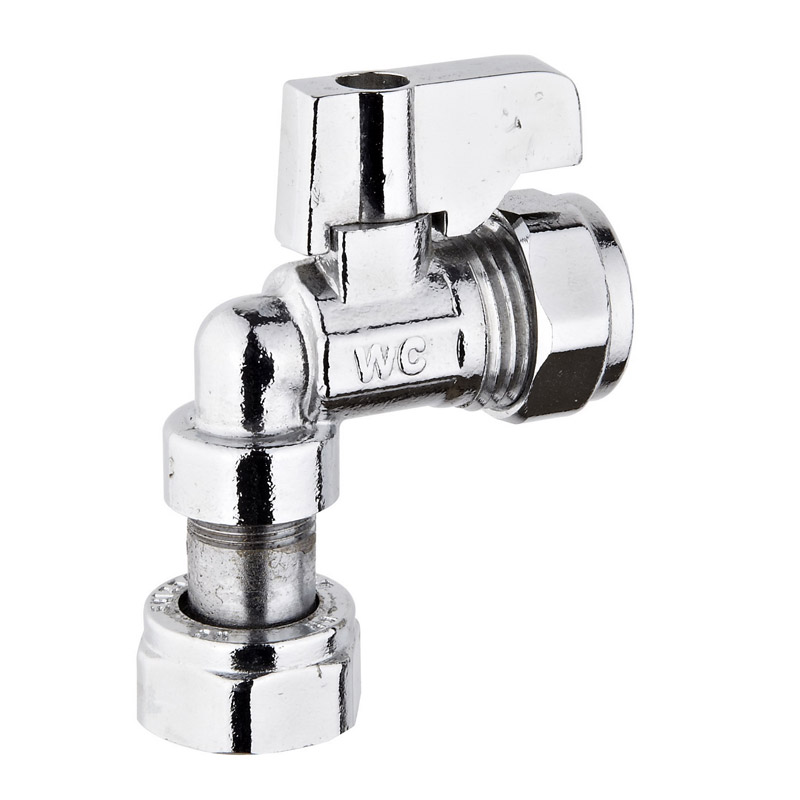 ZS700-1026: Brass Angle Service Valve 