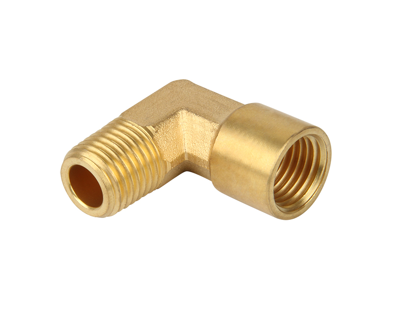 ZS100-1013: Brass Male Female Elbow 