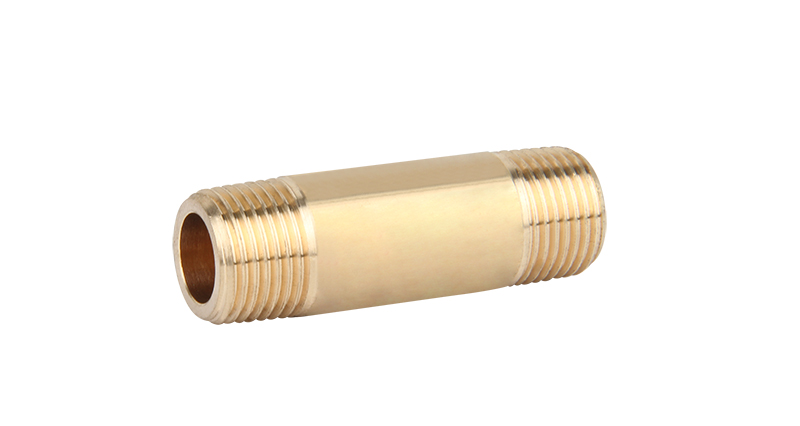 ZS100-1019: Brass Male Nipple 
