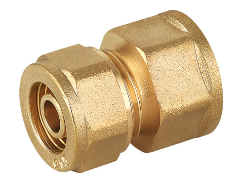 ZS600-1002: Brass Pex Female Coupler 