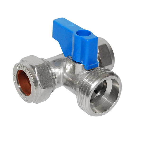 ZS700-1024: Brass Washing Machine Tee Valve 